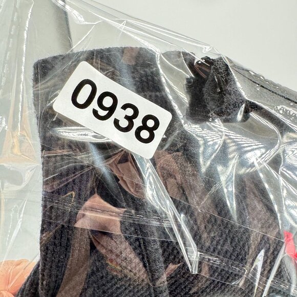 Bongo Y2K Waffle Knit Babydoll‎ Top Womens M Lace V Neck Button Thermal Henley - Picture 7 of 7